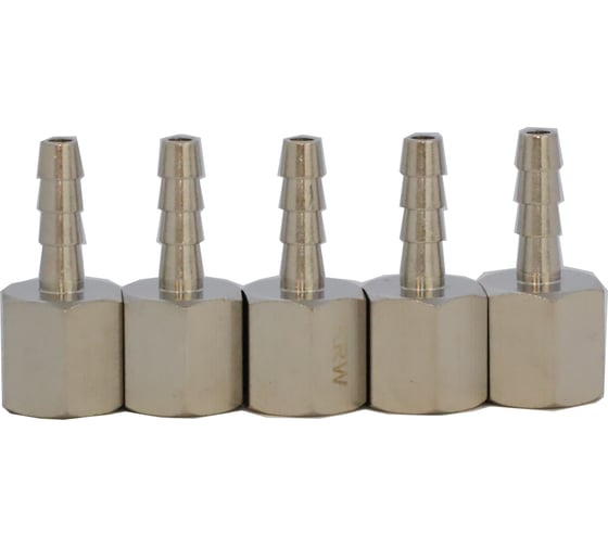 Фитинг елочка KraftWell 6 мм - F1/4, 5 шт KRW-TF614F-5 1