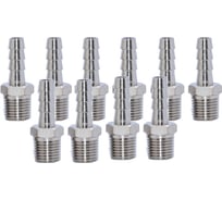 Фитинг елочка KraftWell 8 мм - M1/4, 10 шт KRW-TF814M-10