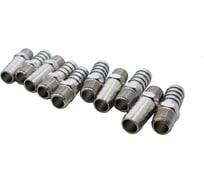 Фитинг елочка KraftWell 13 мм - M1/4, 10 шт KRW-TF1314M-10