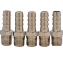 Фитинг елочка KraftWell 10 мм - M1/4, 5 шт KRW-TF1014M-5