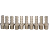 Фитинг елочка KraftWell 10 мм - M1/4, 10 шт KRW-TF1014M-10