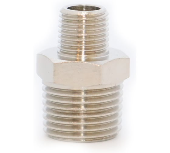 Переходник резьбовой KraftWell M1/2 - M1/4, 1 шт KRW-TF12M14M 1