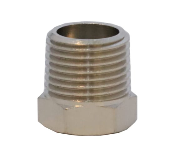 Переходник резьбовой KraftWell M1/2 - F1/4, 1 шт KRW-TF12M14F 1
