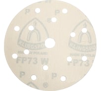Шлифовальный круг Klingspor FP73WK 150мм на липучке и пленочной основе, 15 отверстий, Р1200 (100 штук) 320732-100