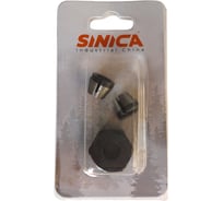 Комплект Sinica 3 шт.: гайка под цанги 6.35 мм + Цанга 6 мм + 6.35 мм 100180