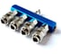 Разветвитель пневматический Pegas pneumatic на 4 выхода со штуцером 3307 1