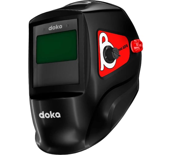 Маска сварочная doka Хамелеон REAL COLOR 100х60 мм, DIN 3/4-8/9-14, 1/1/1/2 Beta Boost ADF8 1