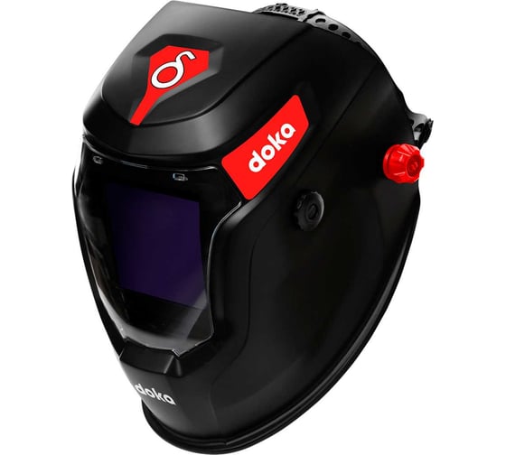 Маска сварочная doka Хамелеон REAL COLOR 98х87 мм, DIN 3/4-8/9-13, 1/1/1/1 Delta iON ADF11 1