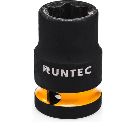 Головка торцевая ударная CrMo, 6PT, 1/2, 10 мм RUNTEC RT-I12S10
