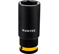 Головка торцевая ударная глубокая RUNTEC CrMo, 6PT, 1/2, 22 мм RT-I12S22L