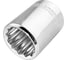 Головка торцевая 12-гранная 1/4" HONITON, 13 мм SK-D1213MC В0000000190665 1