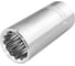 Головка торцевая 12-гранная 1/4" HONITON, 11 мм SK-D1211MC В0000000190663 1
