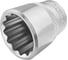 Головка торцевая 12-гранная 3/8" HONITON, 19 мм SK-B1319MC В0000000190680 1