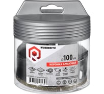Коронка алмазная по керамике и керамограниту Rubinritz 100мм 180100