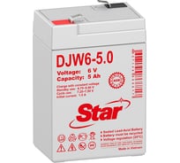 Аккумулятор для ИБП STAR DJW6-5.0 6В 4,5 Ач УТ-00002723