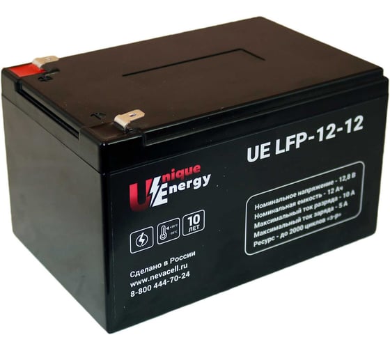 Аккумулятор Unique Energy LFP-12-12 4687206760011 1