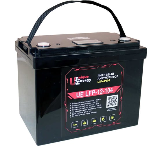 Аккумулятор Unique Energy LFP-12-104 4687206760059 1