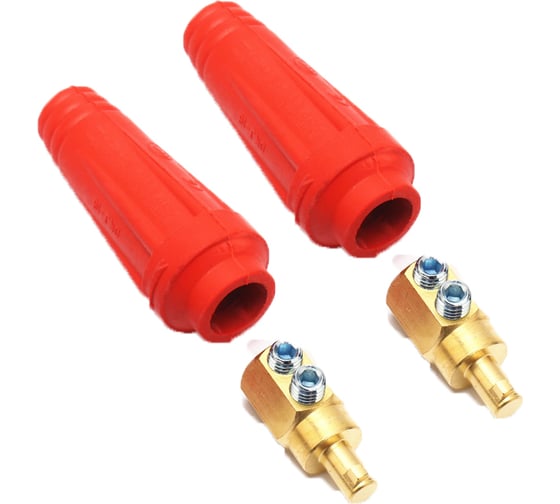 Кабельная вилка Энаргит 70-95 мм, класс В, цвет красный, 2 шт К70-95-2-B-R 1