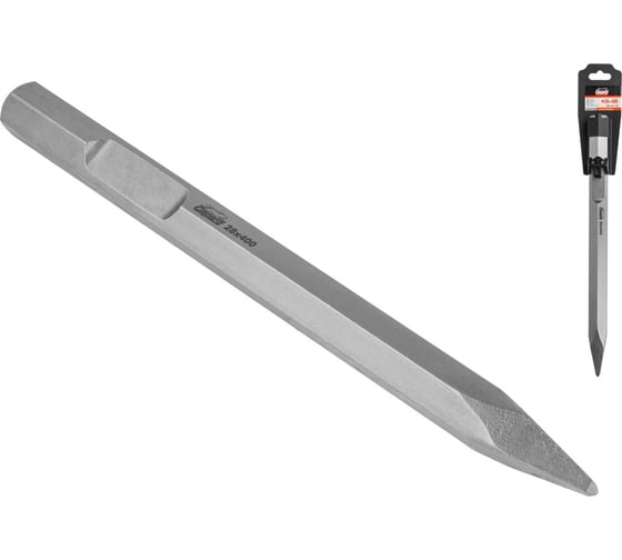 Пиковое зубило шестигранное GEPARD 28мм, 400мм GP0713-400 1