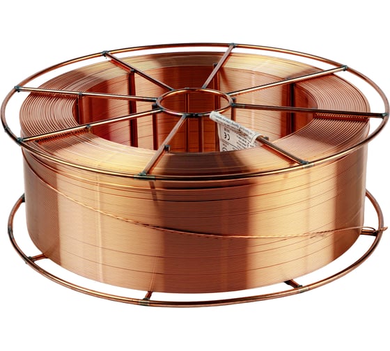 Сварочная проволока омедненная AMA 1,2 мм, 15 кг. АМА 40-16М (ER70S-6/Св-08Г2С) К022693 1