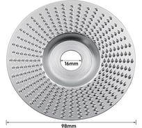 Диск обдирочный/рашпильный по дереву, для дерева обработки Vitatools 98мм disk-obdirochnyy-98mm