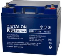 Аккумулятор Etalon Battery C.ETALON (12В / 40 Ач) CHRL 12-40