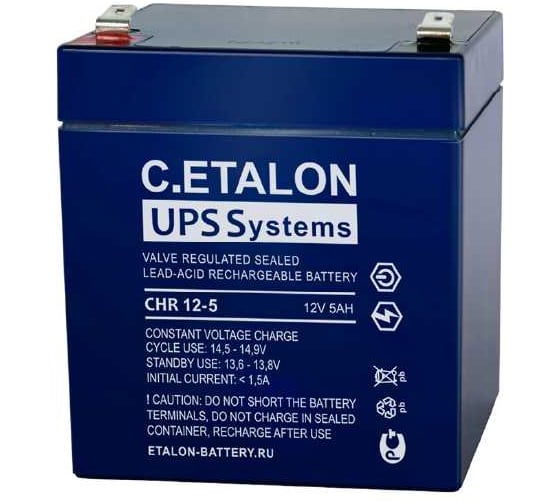 Аккумулятор Etalon Battery C.ETALON (12В / 5 Ач) CHR 12-5 1