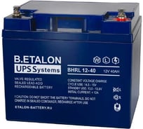 Аккумуляторная батарея Etalon Battery B.ETALON (12В / 40 Ач) BHRL 12-40