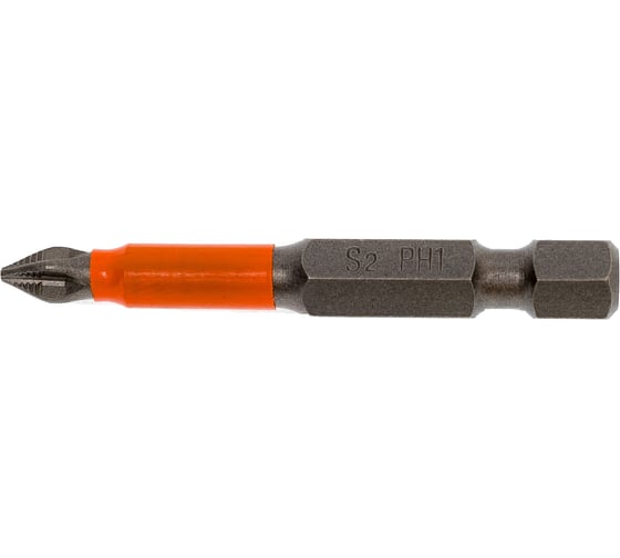 Бита намагниченная с насечками Taiwan Type (10 шт; 50 мм; PH1) BOHRER 33251050