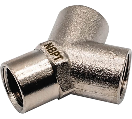 Фитинг латунный NBPT резьбовой Y-обр. YN-G02, 1шт 76518 1