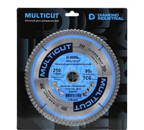 Диск пильный Diamond Industrial 210х30/25.4 мм Z=80 MultiCut DIDM210Z80