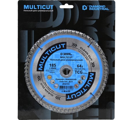 Диск пильный Diamond Industrial 185х30/20 мм Z=64 MultiCut DIDM185Z64