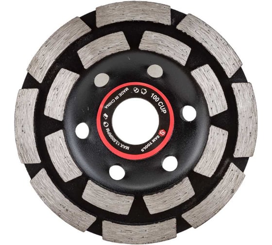 Алмазная чашка SAMGRUPP 2-х рядный сегмент 100 мм 100 шт SAMC-086020100-100 1