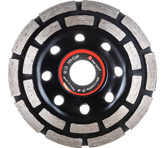 Алмазная чашка SAMGRUPP 2-х рядный сегмент 125 мм 50 шт SAMC-086020125-50 1