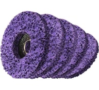 Коралловый зачистной диск PREDA 125 мм, фиолетовый - 5 шт AGpurple5
