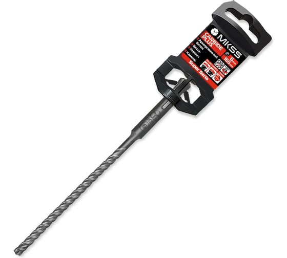 Бур по армированному бетону Carbide Plus MKSS Toolbox SS5501 6x165мм (SDS-plus) MKSS SS55010616 1