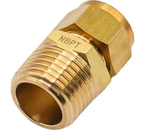 Фитинг NBPT латунный компрессионный KIM12-04, 1шт 75719