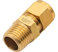 Фитинг NBPT латунный компрессионный KIM08-02, 1шт 75641