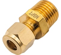 Фитинг NBPT латунный компрессионный KIM06-02, 1шт 75610