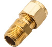 Фитинг NBPT латунный компрессионный KIM06-01, 2шт 75603