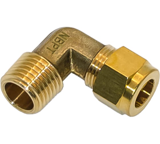 Фитинг NBPT латунный компрессионный KVM08-02, 1шт 75511 1