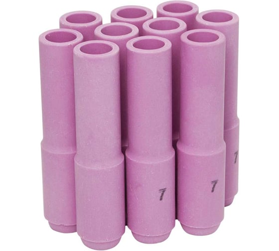 Сопло керамическое Оберон TW 17-18-26 удлиненное №7 / L76 / d11.0 10шт XL10N47L.10 1