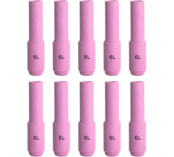 Сопло керамическое Оберон TW 17-18-26 удлиненное №6 / L76 / d9.5 10шт XL10N48L.10 1