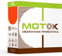 Проволока сварочная СВ-08Г2С О 1 мм, кассета D-300 (15кг) МОТОК МОТ025