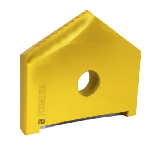 Сверло перовое (пластина) Русский Инструмент 58 Р6М5К5(M35) по металлу TiN 2000-1243 ГОСТ 25526-82 ri.157.447 1