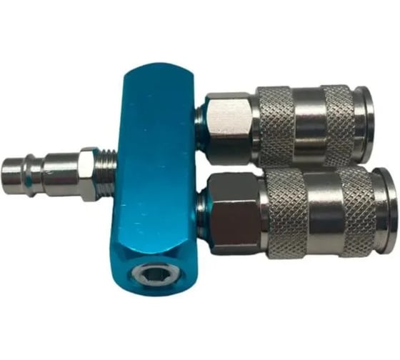 Разветвитель пневматический BlackWeld на 2 выхода со штуцером 3305 1