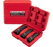 Головки ударные EVERFORCE набор 3 предмета, 1/2 (17, 19, 21 мм, 6гр.) EF-4032TH(63323)