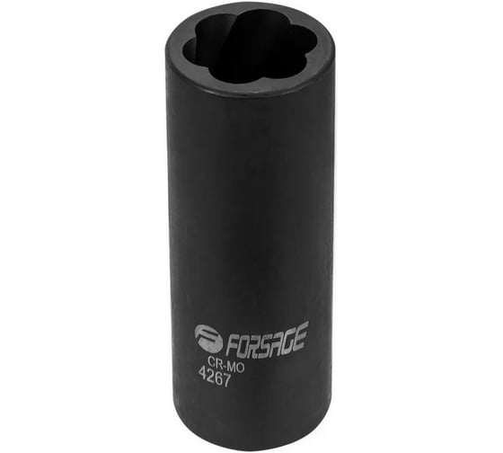 Головка ударная двухсторонняя 1/2" Forsage экстрактор - шестигранник, 19мм F-4267-19(65881) 1