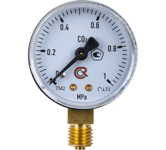 Манометр ARMA 1.0 МПа, углекислый газ, М12х1.5 050-902 1