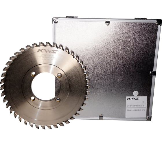 Диск пильный (дробильный) KWS PCD 250х80х12.0/6.0х36+6T L 4-M8-100 PFKZ00171 1